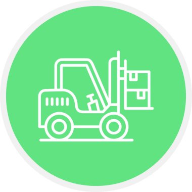  Forklift Creative Icons Desig