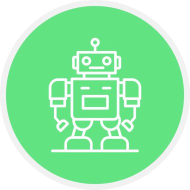  Robot Creative Icons Desig