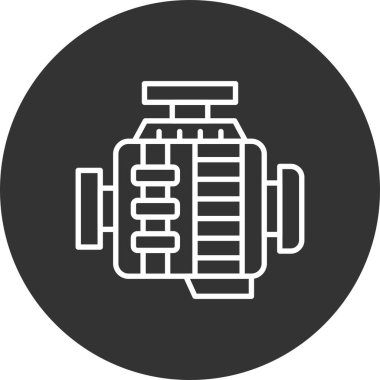 Car Engine Creative Icons Desig