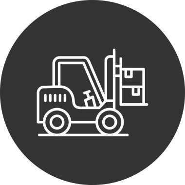  Forklift Creative Icons Desig