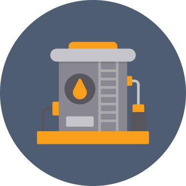 Oil Tank Creative Icons Desig