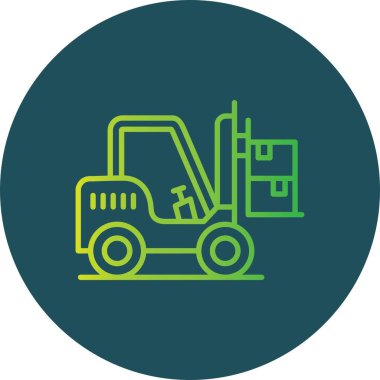  Forklift Creative Icons Desig