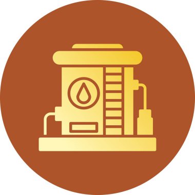 Oil Tank Creative Icons Desig