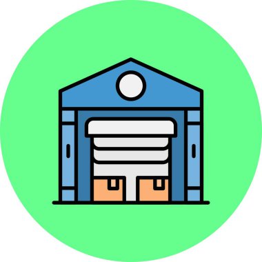Warehouse Creative Icons Desig