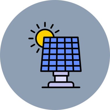  Solar Panel Creative Icons Desig