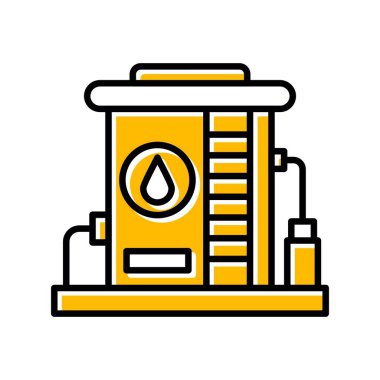 Oil Tank Creative Icons Desig