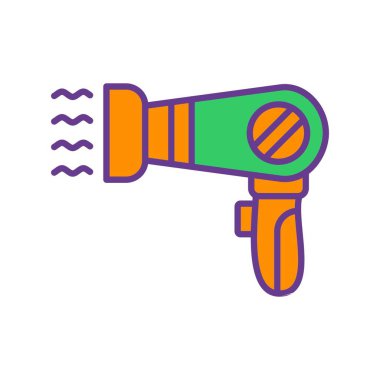  Hairdryer Creative Icons Desig