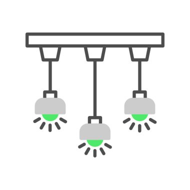 Ceiling Light Creative Icons Desig