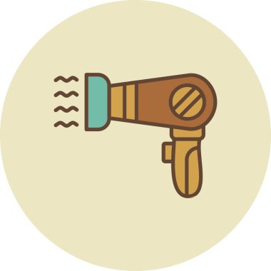  Hairdryer Creative Icons Desig