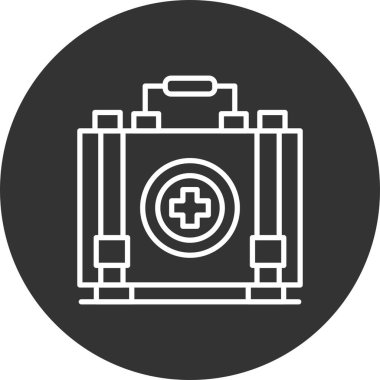 İlk Yardım Kiti Yaratıcı Simgeler Tasarımı