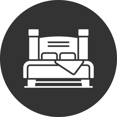 Double Bed Creative Icons Desig
