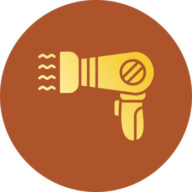  Hairdryer Creative Icons Desig