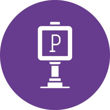 Parking Sign Creative Icons Desig