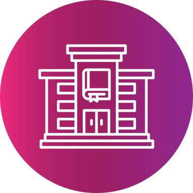 Library Creative Icons Desig