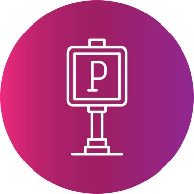 Parking Sign Creative Icons Desig