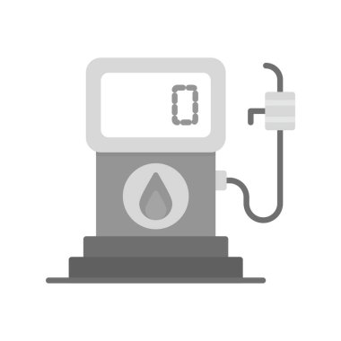 Petrol İstasyonu Yaratıcı Simgeler Tasarımı