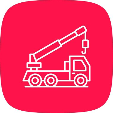 Crane Truck Creative Icons Desig