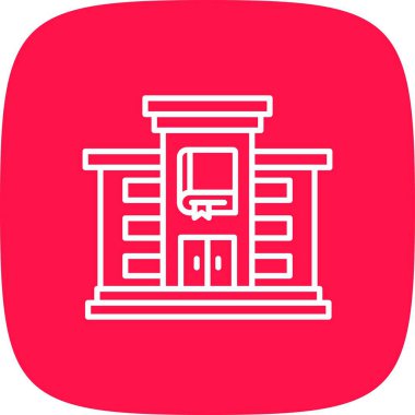 Library Creative Icons Desig