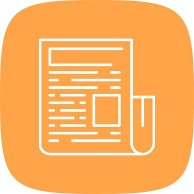 News Paper Creative Icons Desig