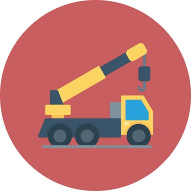 Crane Truck Creative Icons Desig