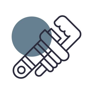 Pipe Wrench Creative Icons Desig