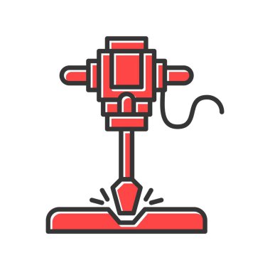  Road Drill Creative Icons Desig