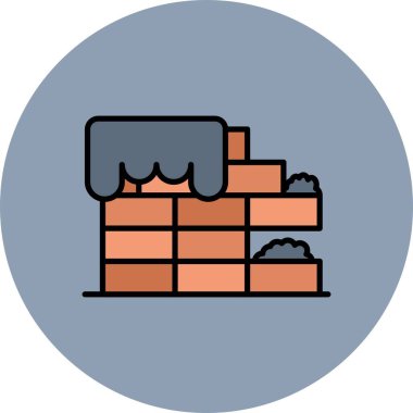 Brick Wall Creative Icons Desig