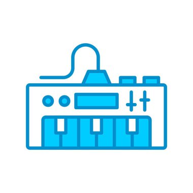 Electric Piano Creative Icons Desig