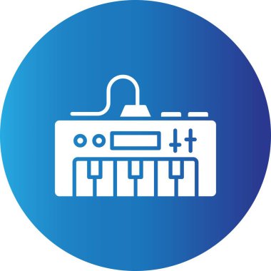 Electric Piano Creative Icons Desig