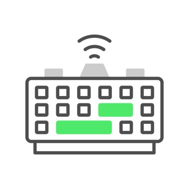 Klavye Yaratıcı Simgeler Tasarımı