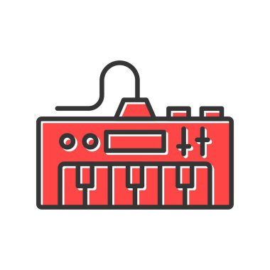 Electric Piano Creative Icons Desig