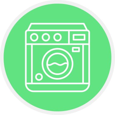 Washing Machine Creative Icons Desig