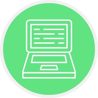  Laptop Yaratıcı Simgeler Tasarımı