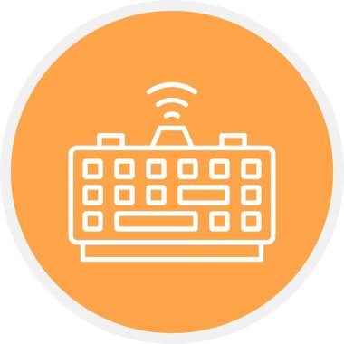 Klavye Yaratıcı Simgeler Tasarımı