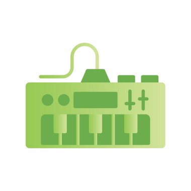 Electric Piano Creative Icons Desig