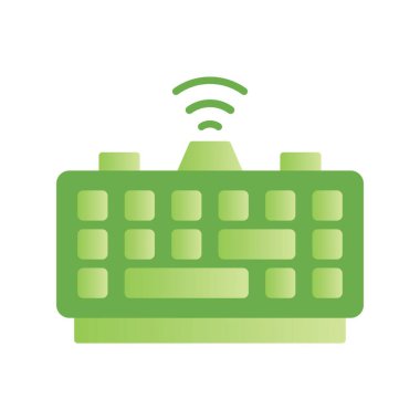 Klavye Yaratıcı Simgeler Tasarımı