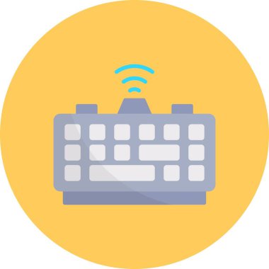 Klavye Yaratıcı Simgeler Tasarımı