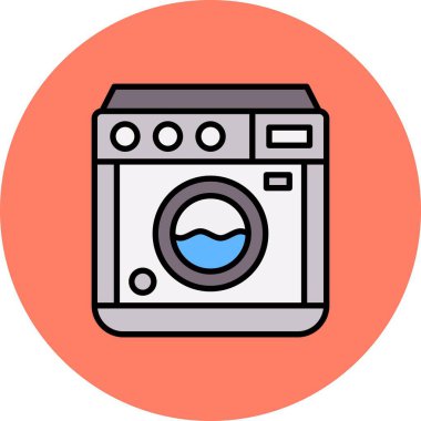 Washing Machine Creative Icons Desig