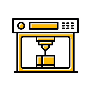 3d Yazıcı Yaratıcı Simgeler Tasarımı