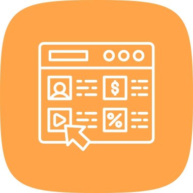 Online Store Creative Icons Desig