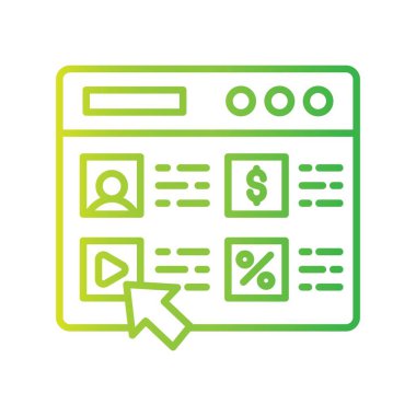 Online Store Creative Icons Desig