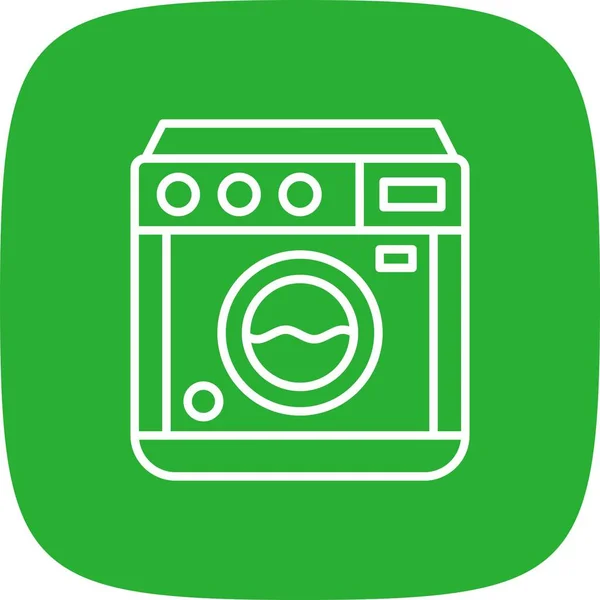 Washing Machine Creative Icons Desig — Vetor de Stock