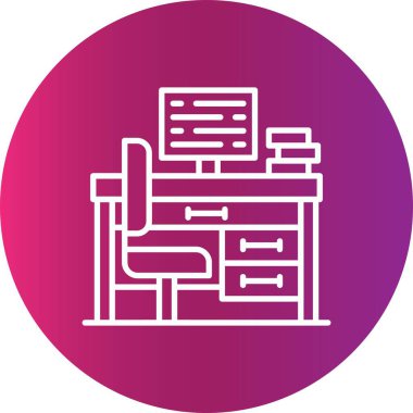 Office Desk Creative Icons Desig