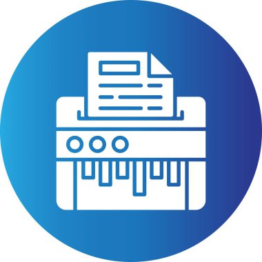 Paper Shredder Creative Icons Desig