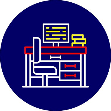 Office Desk Creative Icons Desig