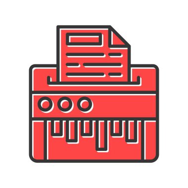 Paper Shredder Creative Icons Desig
