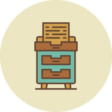 Cabinet Creative Icons Desig