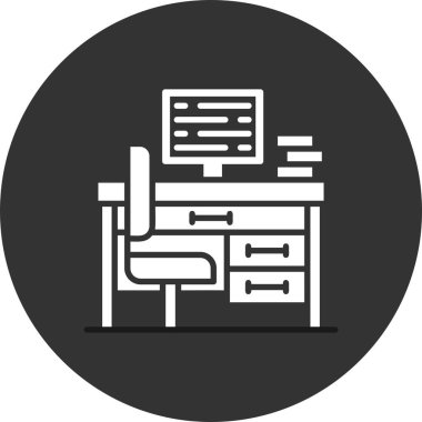 Office Desk Creative Icons Desig