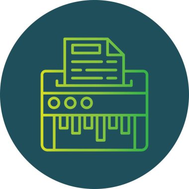 Paper Shredder Creative Icons Desig