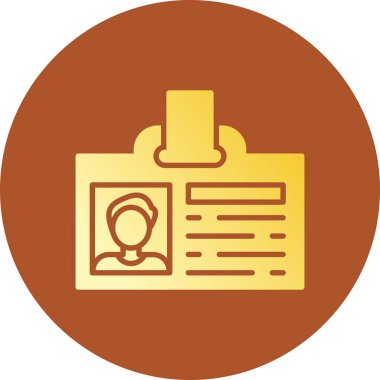 Id Card Creative Icons Desig